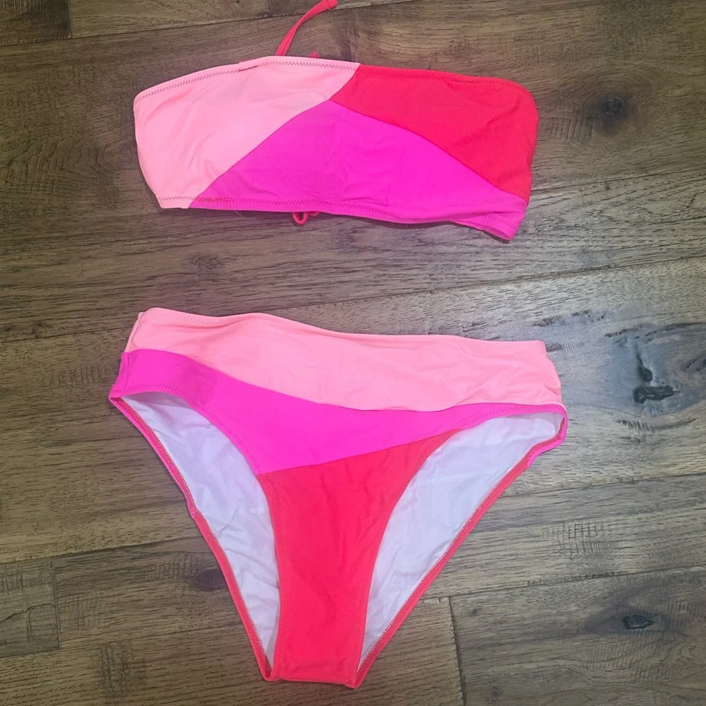 Popvil Colorblock Bikini Set - Picture 2 of 3